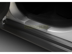 Накладки на пороги для Nissan Almera 2013-