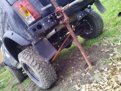 Бампер силовой задний ZST-ФХ010 (Фишхантер)-крепление на штатное место