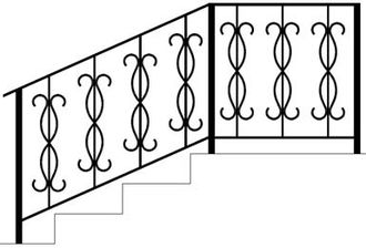 Перила сварные ПС-26