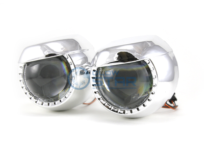 Комплект биксеноновых линз G5 MINI H1 2.0 дюйма (50MM) полукруглые маски