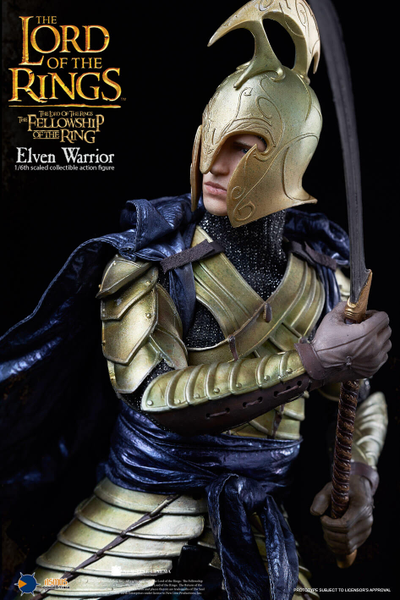 Эльфийский воин ("Властелин Колец") - Коллекционная ФИГУРКА 1/6 scale THE LORD OF THE RINGS SERIES  ELVEN WARRIOR (LOTR027W) - Asmus Toys