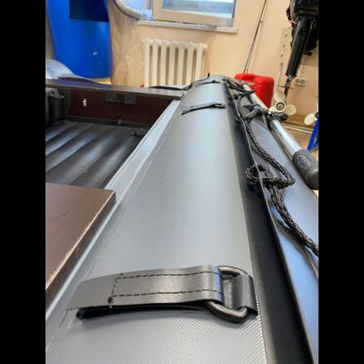 Моторная лодка ДИКИЙ 380 НДНД серый