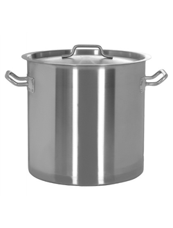 Кастрюля-котёл с крышкой 12 л, нержавеющая сталь 18/10