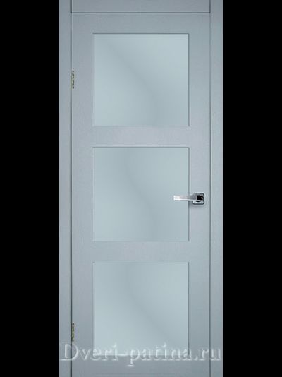 Дверь межкомнатная Нео 3, три матовых стекла