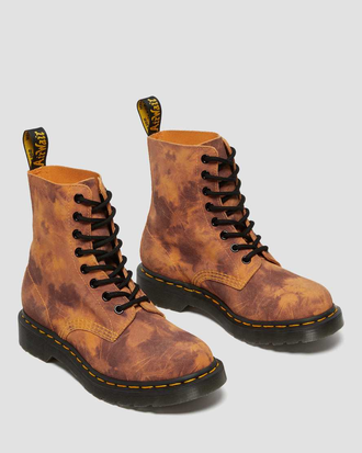 Dr Martens Pascal Tie Dye рыжие