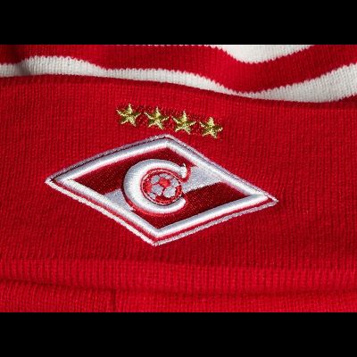 Шапка ФК СПАРТАК красно-белая 11362