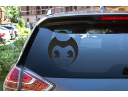 Наклейка виниловая Бенди и Чернильная машина №1