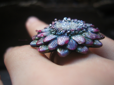 Кольцо "Цветок Галлициниума"