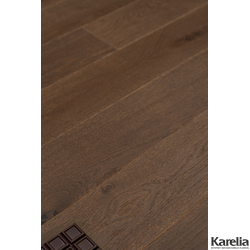 Паркетная доска Karelia Пралине Дуб 138 Горький Шоколад масло 1П