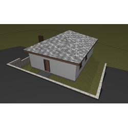 Одноэтажный дом с тремя спальнями 78м² (S14)