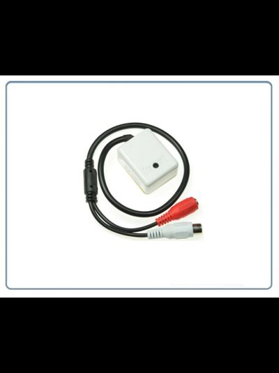 Высокочувствительный микрофон для систем видеонаблюдения, подключение IP видеокамер с аудио каналом. Уличное исполнение. (- 25 до +85 град.С)