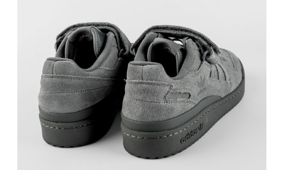 Кроссовки Adidas Forum Low Suede Grey зимние