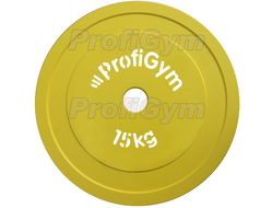 ДПЛ-15 ДИСК СТАЛЬНОЙ «POWERLIFTING» С ПОЛИМЕРНЫМ ПОКРЫТИЕМ, 15 КГ