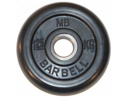 Диск обрезиненный черный 31 мм MB BARBELL 1,25 кг в Воронеже