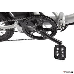 Велогибрид VOLTECO FLEX UP! серебристый