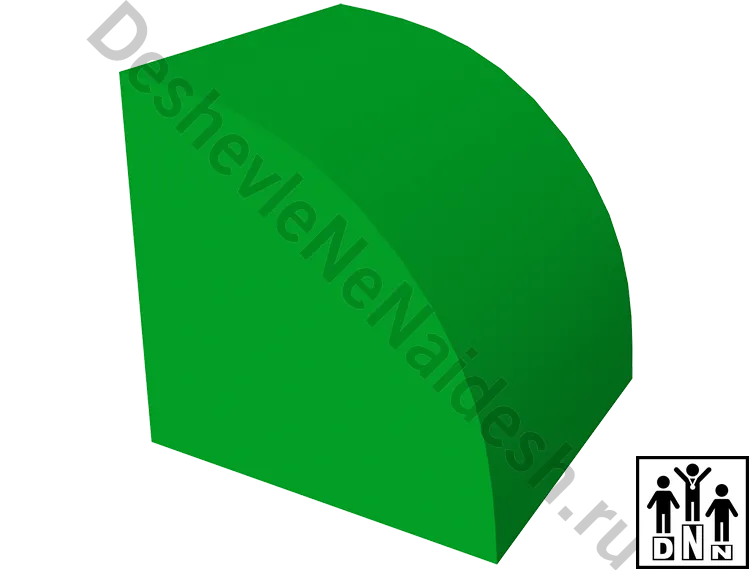 Мягкий модуль полуцилиндр 300x300x300