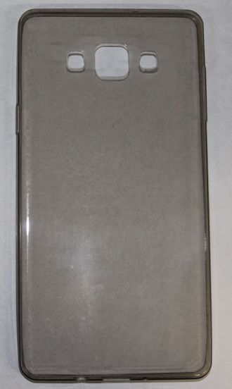 Защитная крышка силиконовая Samsung Galaxy A7, черная
