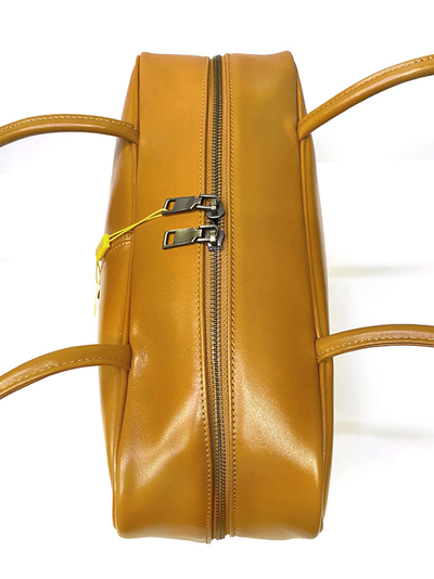 (АРТИКУЛ: 9804) СУМКА ЖЕНСКАЯ, НЕБОЛЬШАЯ, НАТУРАЛЬНАЯ ГЛАДКАЯ КОЖА, СВЕТЛО-РЫЖАЯ, РУЧКИ ЧЕРЕЗ ПЛЕЧО