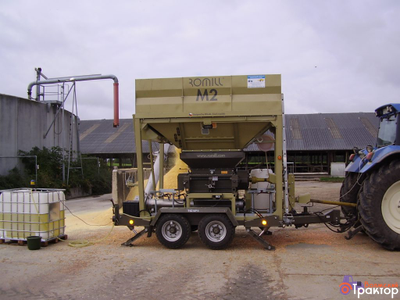 Передвижная вальцовая плющилка влажного зерна ROmiLL М2