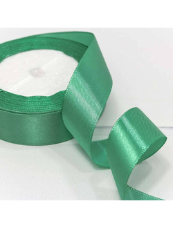 Лента атласная 25мм (54, цв. мятный), 22,9м