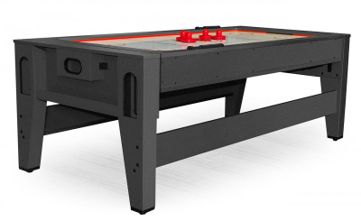 Cтол-трансформер DBO «Twister» 3 в 1 (бильярд, аэрохоккей, настольный теннис, 217 х 107,5 х 81 см, черный)