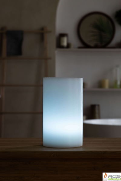 Гладкий парафиновый плафон для LED свечей - 11,7*20см