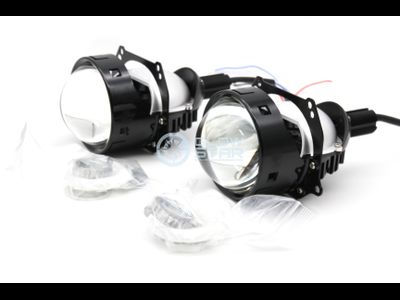 Светодиодные билед модули Aozoom A5+ Bi-Led 2020, 3.0 дюйма, 35w, 9-16v, крепление 3R и винтом, драйвер встроенный (комплект, 2шт)