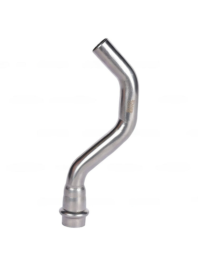 Обвод ROMMER однораструбный НПр, 15 из нержавеющей стали прессовой