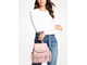 Michael Kors рюкзак Jet Set Medium Pebbled розовый