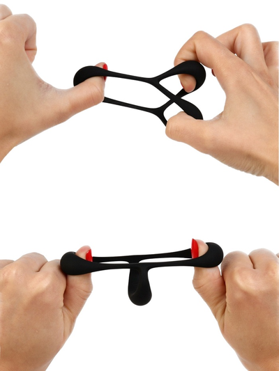 Эрекционное кольцо, софт-силикон, d=32 мм, черный