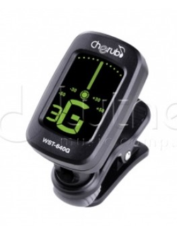 Тюнер цифровой на прищепке гитарный, Cherub