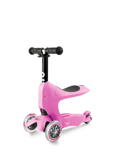 Самокат MICRO Mini 2Go Deluxe розовый