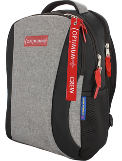 Универсальный дорожный рюкзак для путешествий Optimum City 3 RL, серый