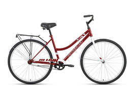 Дорожный велосипед Altair CITY 28 low белый, темно-красный, рама 19