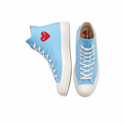 Высокие Converse Comme des Garcons с сердечком 168300C