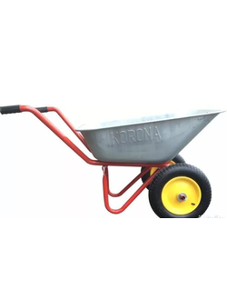 Тачка строительная  двухколесная Оптимал, 110 л