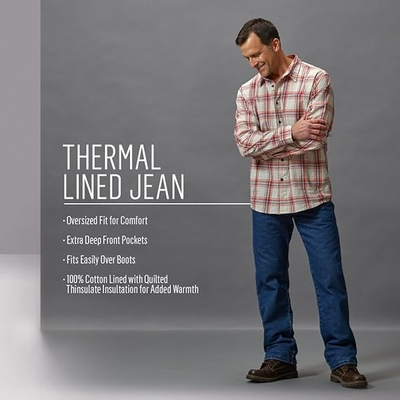 Джинсы  Wrangler® Rugged Wear® 3M® Thinsulate™ утеплённые
