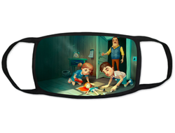 Тканевая защитная маска на лицо Привет Сосед/ Hello Neighbor №10