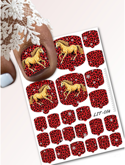 Мини пленки для педикюра LIT-014