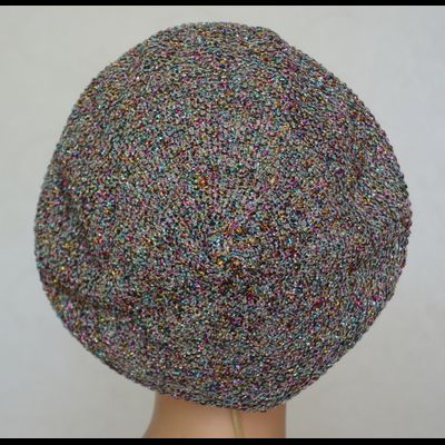 Радужный берет женский вязаный Vizio Италия 6607