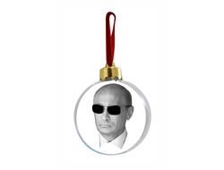 Шар елочный с Путиным №8