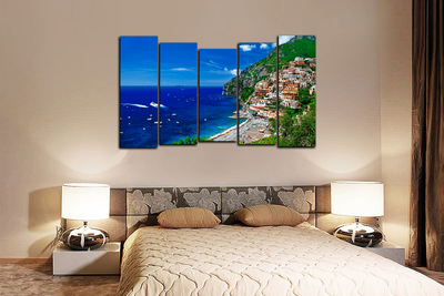 Модульная картина "Райский курорт"