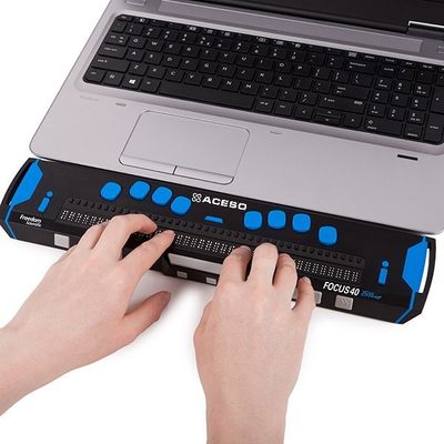 Портативный дисплей Брайля Focus 40 Blue V с беспроводной технологией Bluetooth