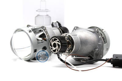 Комплект Hella 3R (5R) H7 с Led лампами H7, M9 3D LED360 35W, 5500K - 6000K