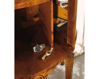 КОНСОЛЬ В ФОРМЕ ПОЛУМЕСЯЦА С ДВУМЯ ПОТАЙНЫМИ ЯЩИКАМИ (L100*P46*h85) ART. 18.22 TOSATO