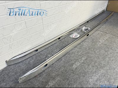 Рейлинги Toyota Land Cruiser 200 серебристые матовый хром