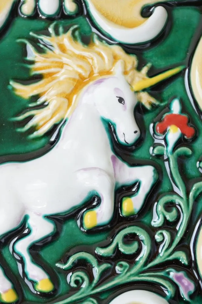 Единорог цветной (керамическая плитка)