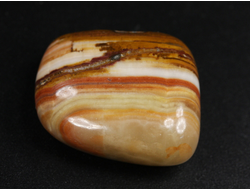 Оникс мраморный, галтовка, Пакистан (24*20*11 мм, 10 г) №35235