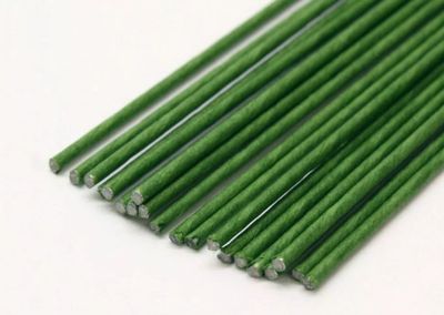 Флористическая проволока 0,45 мм зеленая, 60 см