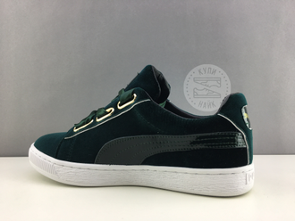 Puma Basket Heart Patent Зеленые (36-40) Арт. 234M-A